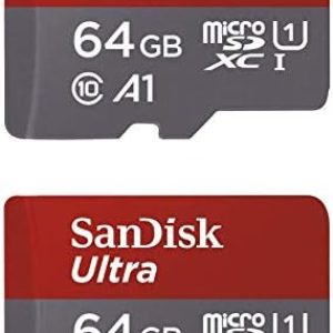 SanDisk 64GB X2 (128GB) MicroSDXC Ultra Uhs-1 Memory Card